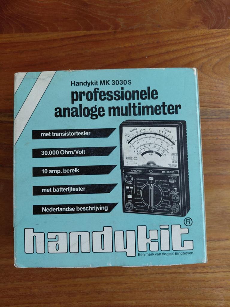 Professionele analoge multimeter (merk Vogels), Doe-het-zelf en Verbouw, Meetapparatuur, Ophalen of Verzenden, Nieuw, Multimeter