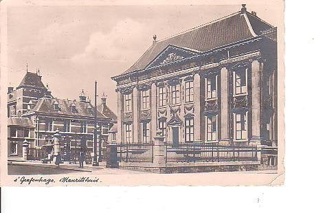 Ansichtkaart 	Den Haag	Mauritshuis, Verzenden, 1920 tot 1940, Gelopen, Zuid-Holland