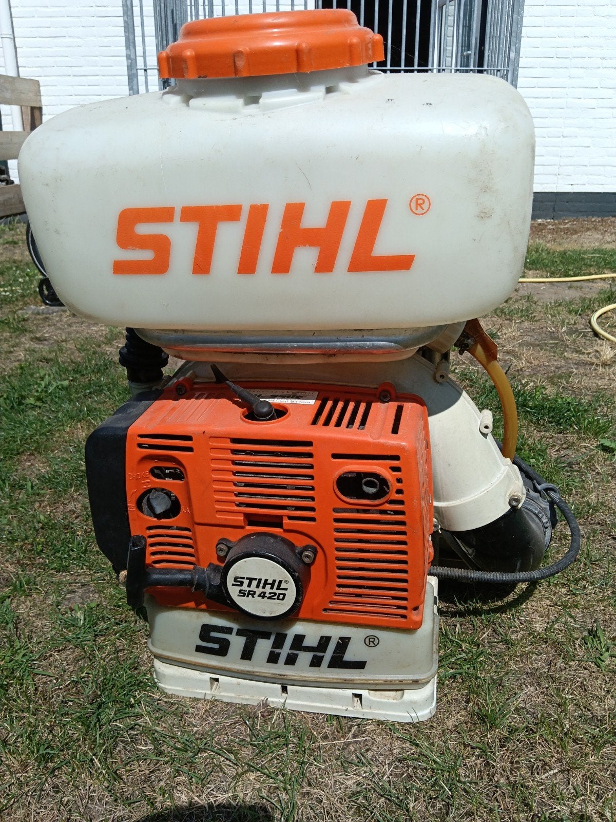 Stihl SR 420 rugsproeier - start niet, Ophalen, Gebruikt, Ruggedragen, Stihl
