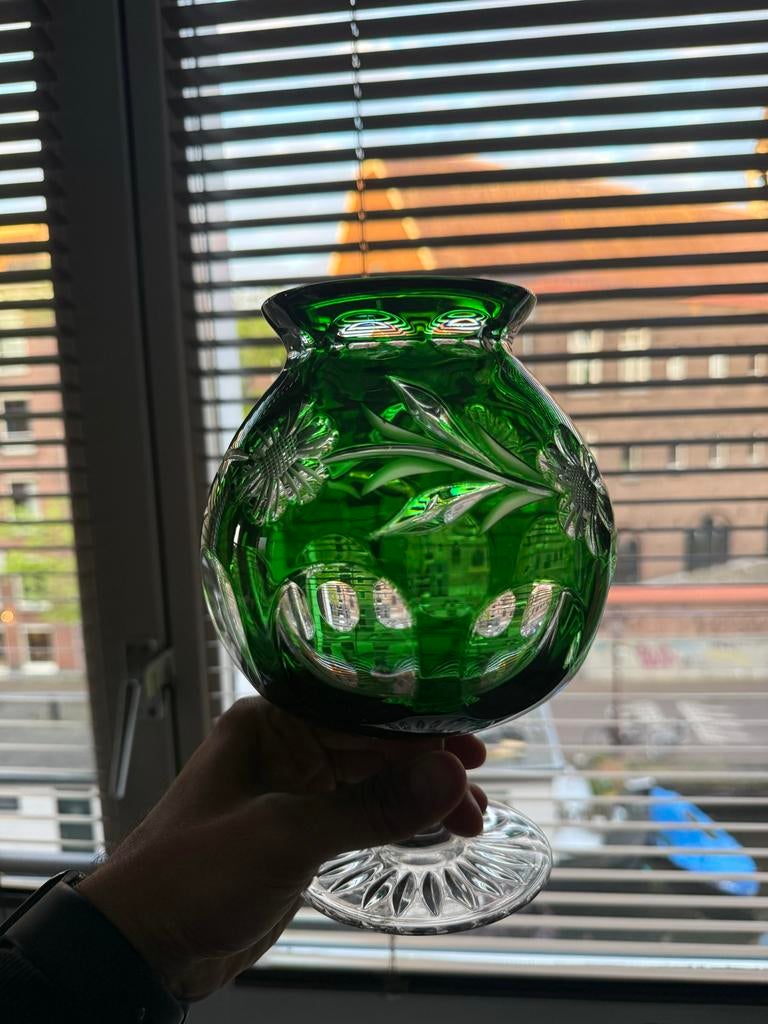 Nachtmann Serie Rose Bleikristall Vaas, Antiek en Kunst, Ophalen of Verzenden