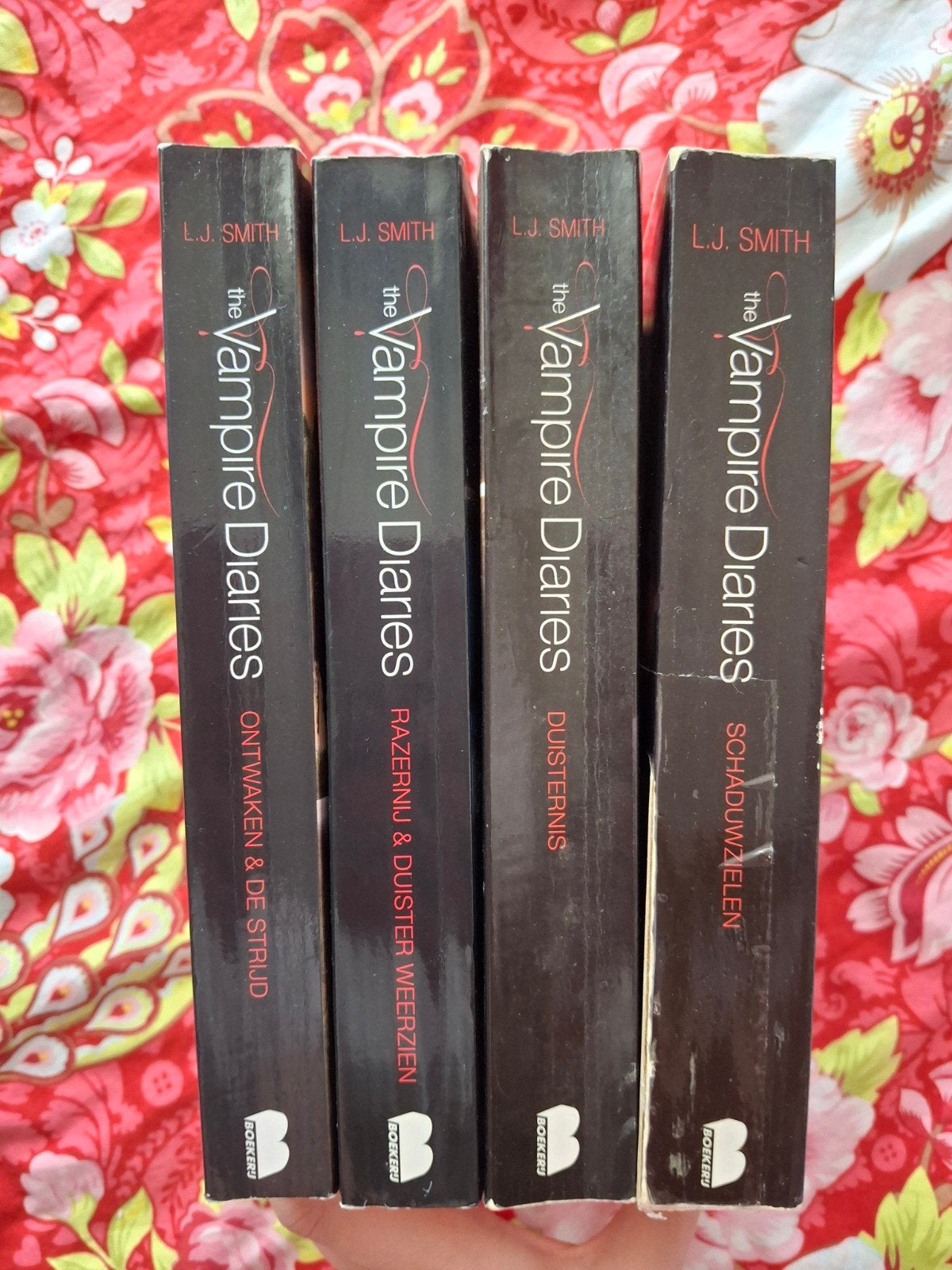 L.J. Smith - The vampire diaries boeken, Fictie algemeen, Ophalen of Verzenden, Zo goed als nieuw, L.J. Smith