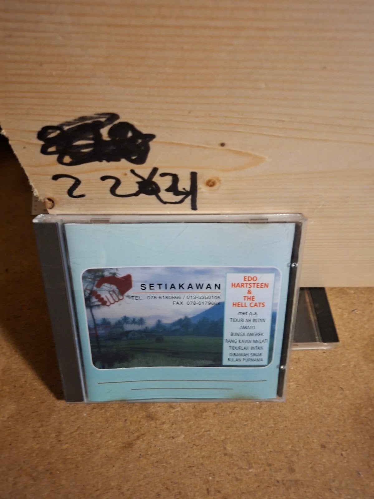 Edo Hartsteen & The Hell Cats - Setiakawan CD, Cd's en Dvd's, Ophalen of Verzenden, Gebruikt, Album, Inclusief doosje