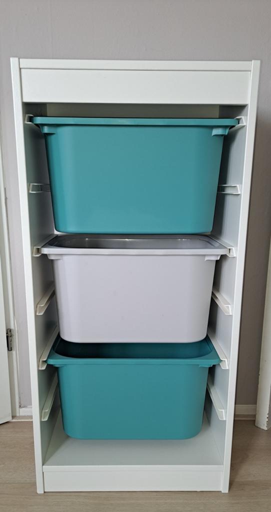 TROFAST IKEA met 3 bakken, Ophalen, 5 laden of meer, 50 tot 100 cm, Zo goed als nieuw