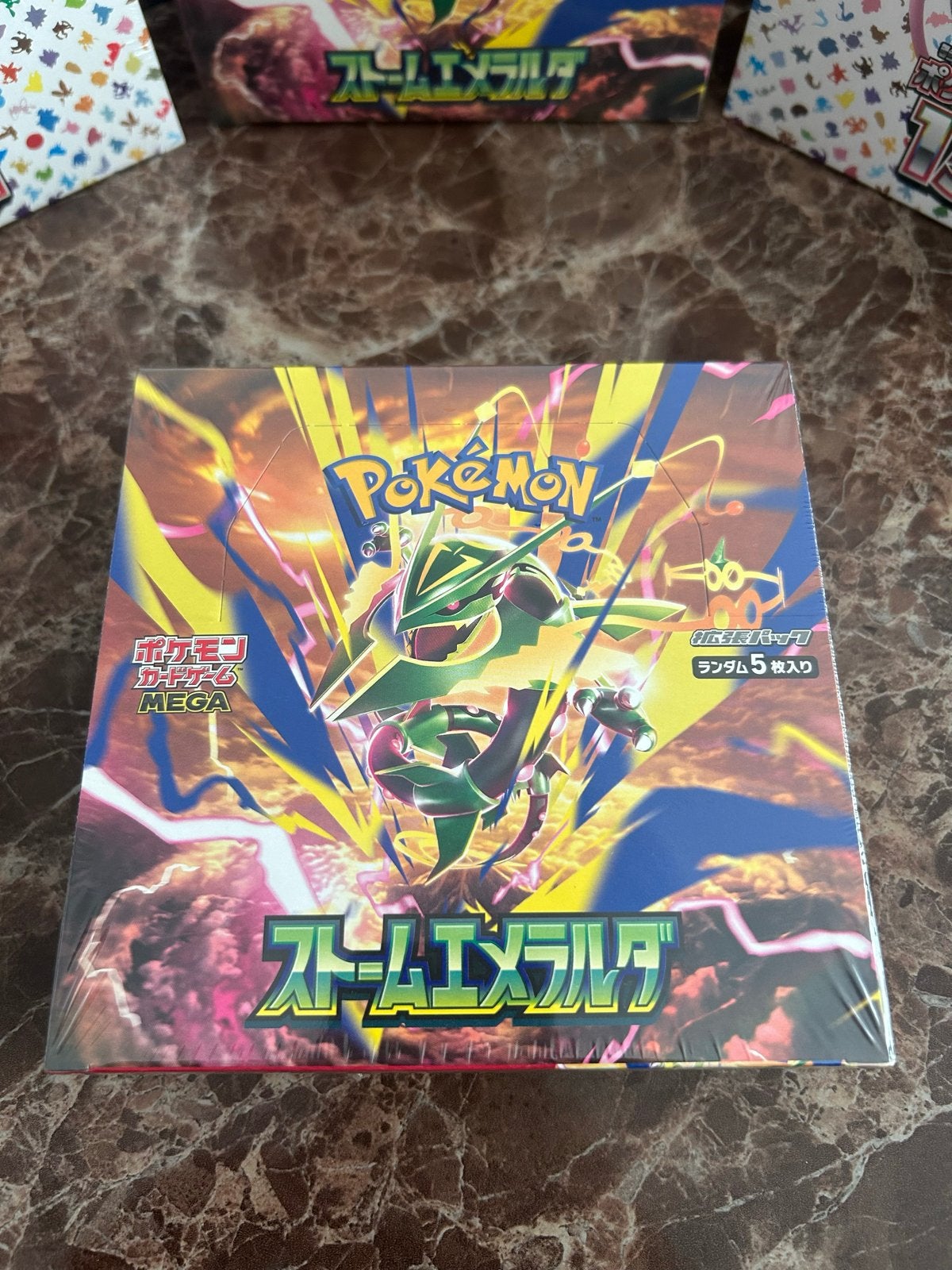Pokémon Storm Emeralda Booster Box Japans Sealed, Ophalen of Verzenden, Nieuw, Boosterbox, Foil