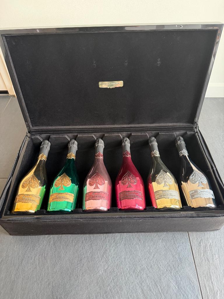 Armand de Brignac Ace of Spades “La Collection” 6 flessen, Frankrijk, Nieuw, Ophalen of Verzenden, Champagne