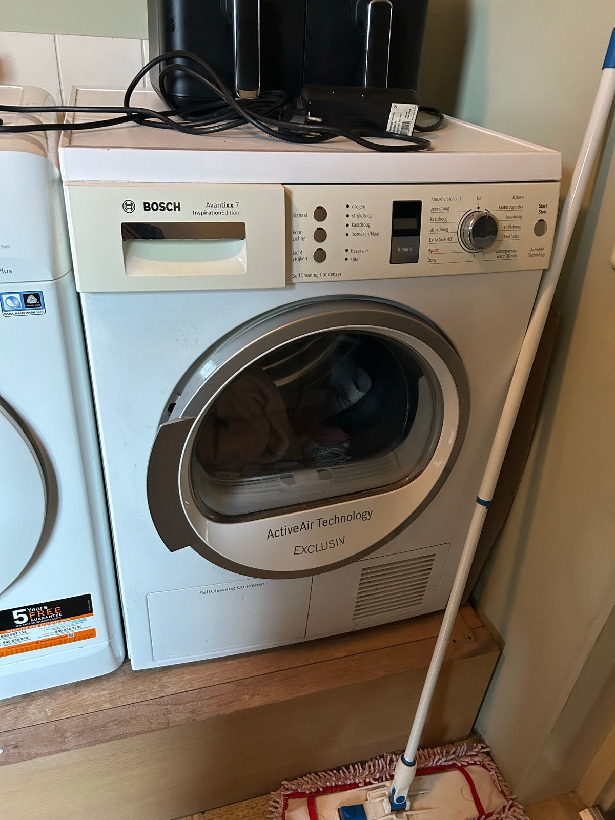 Bosch Avantixx 7 Condensdroger - ActiveAir Technology, Witgoed en Apparatuur, Wasdrogers, Zo goed als nieuw, Condens, Voorlader