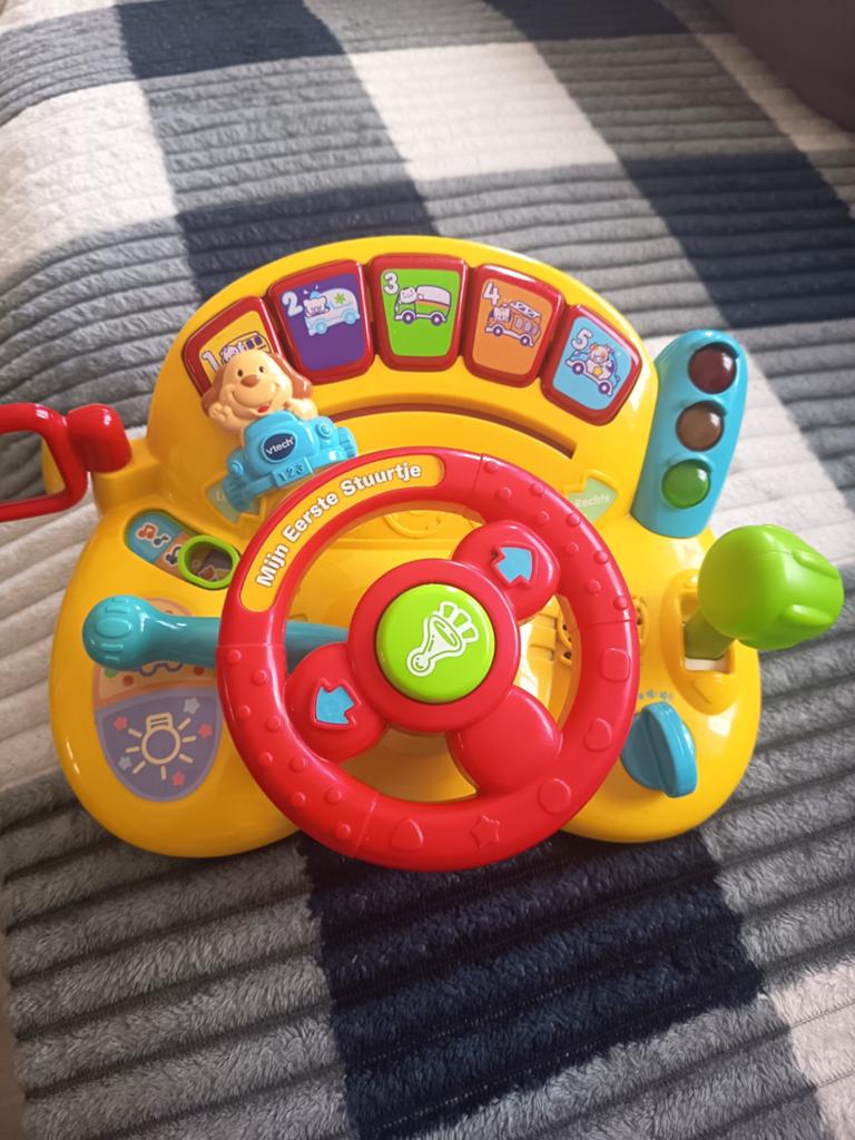 VTech Mijn Eerste Stuurtje met geluid, Ophalen of Verzenden, Gebruikt, Overige typen, Met geluid