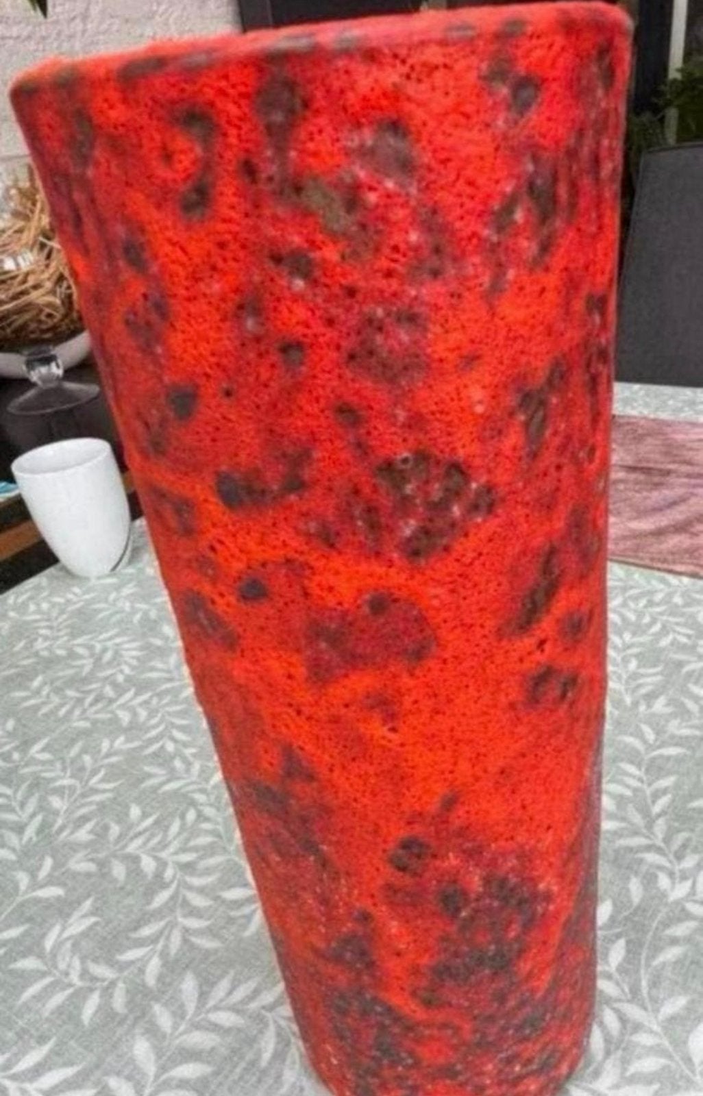 Oranje Lava Vaas / 6 st Rosenthal Glaasjes etc, Ophalen of Verzenden