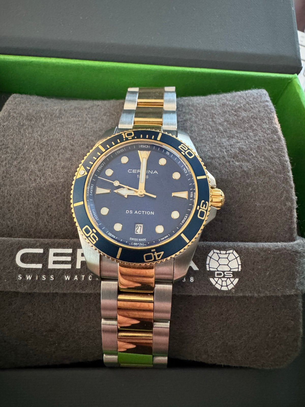 Certina DS Action Quartz - Zo goed als nieuw, Ophalen, Zo goed als nieuw, Polshorloge, Overige merken
