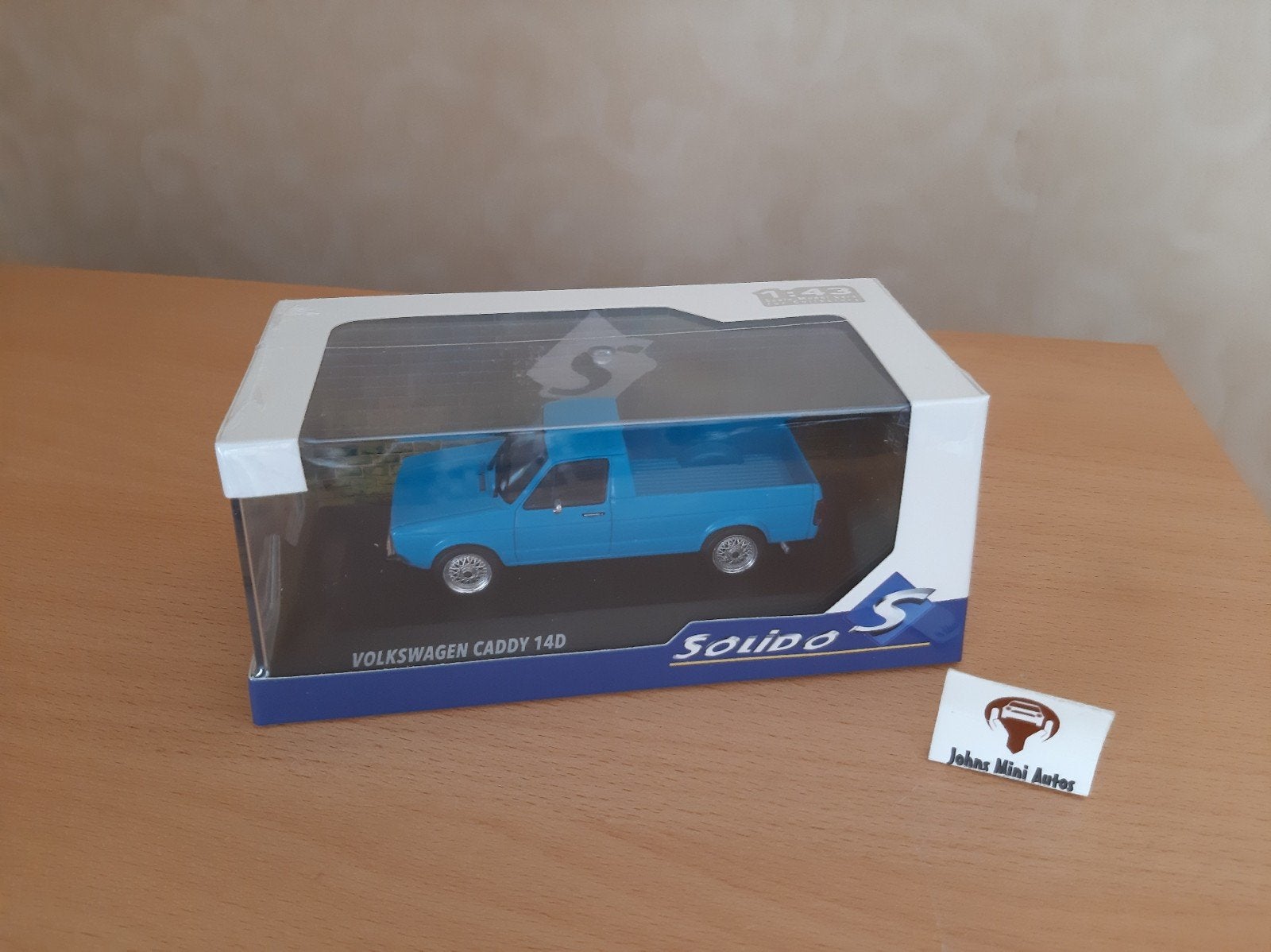 Volkswagen Caddy Mk.I Pick-Up Ice Blue van Solido 1:43, Solido, Auto, Solido, Nieuw