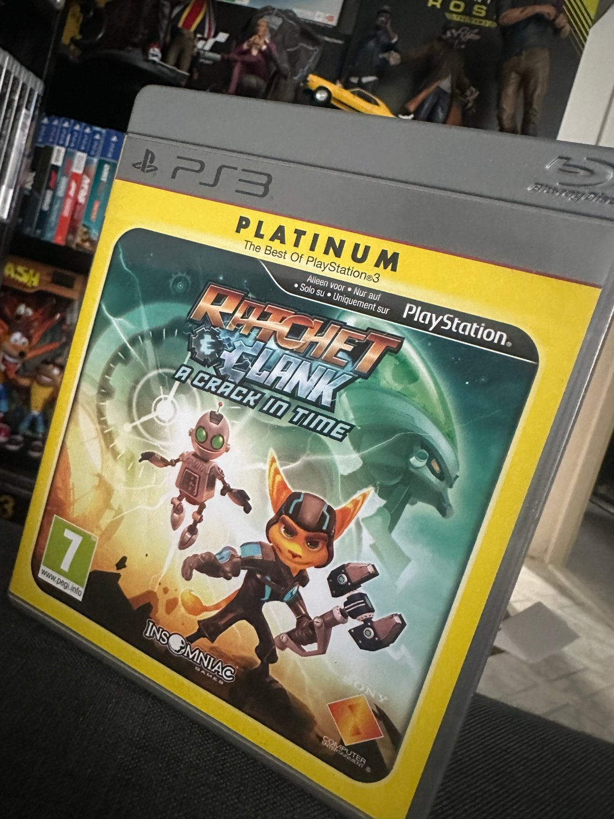 Ratchet & Clank: A Crack in Time PS3 Platinum Edition, Spelcomputers en Games, Gebruikt, 1 speler, Ophalen of Verzenden, Platform
