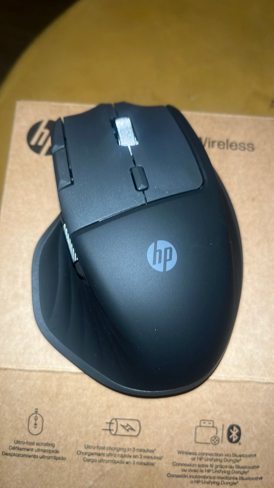 HP Draadloze Ergonomische Muis - nieuw in doos, Computers en Software, Muis, Ergonomisch, Nieuw, Ophalen of Verzenden
