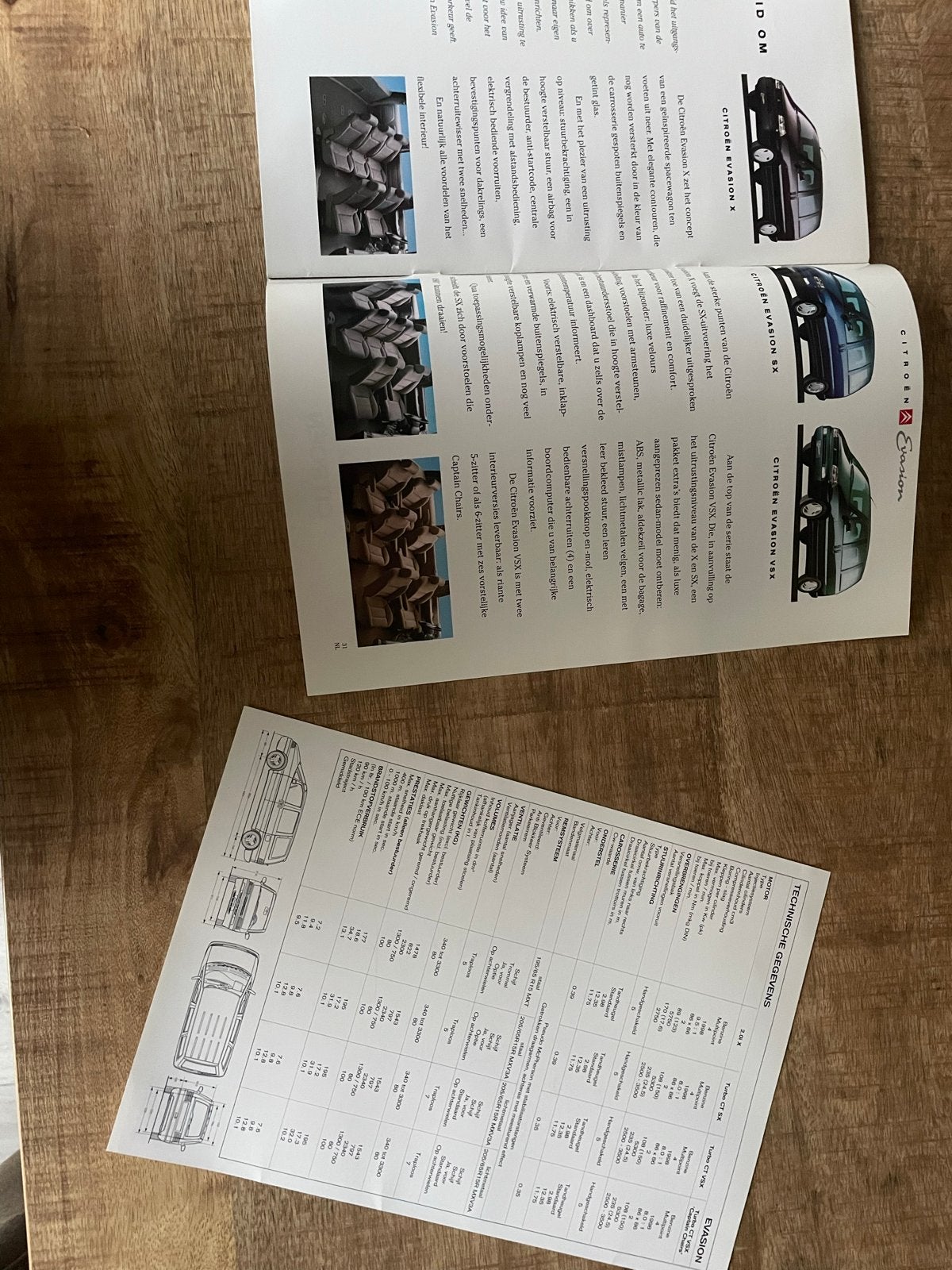 Citroën Evasion Brochure - Origineel uit 1994, Ophalen of Verzenden, Zo goed als nieuw, Citroën