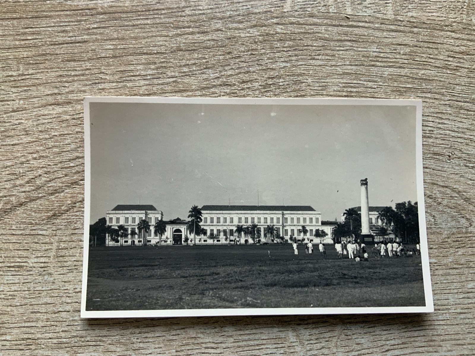 Oude foto Batavia: Waterlooplein met Paleis van Daendels, Ophalen of Verzenden, Voor 1920, Ongelopen, Buiten Europa