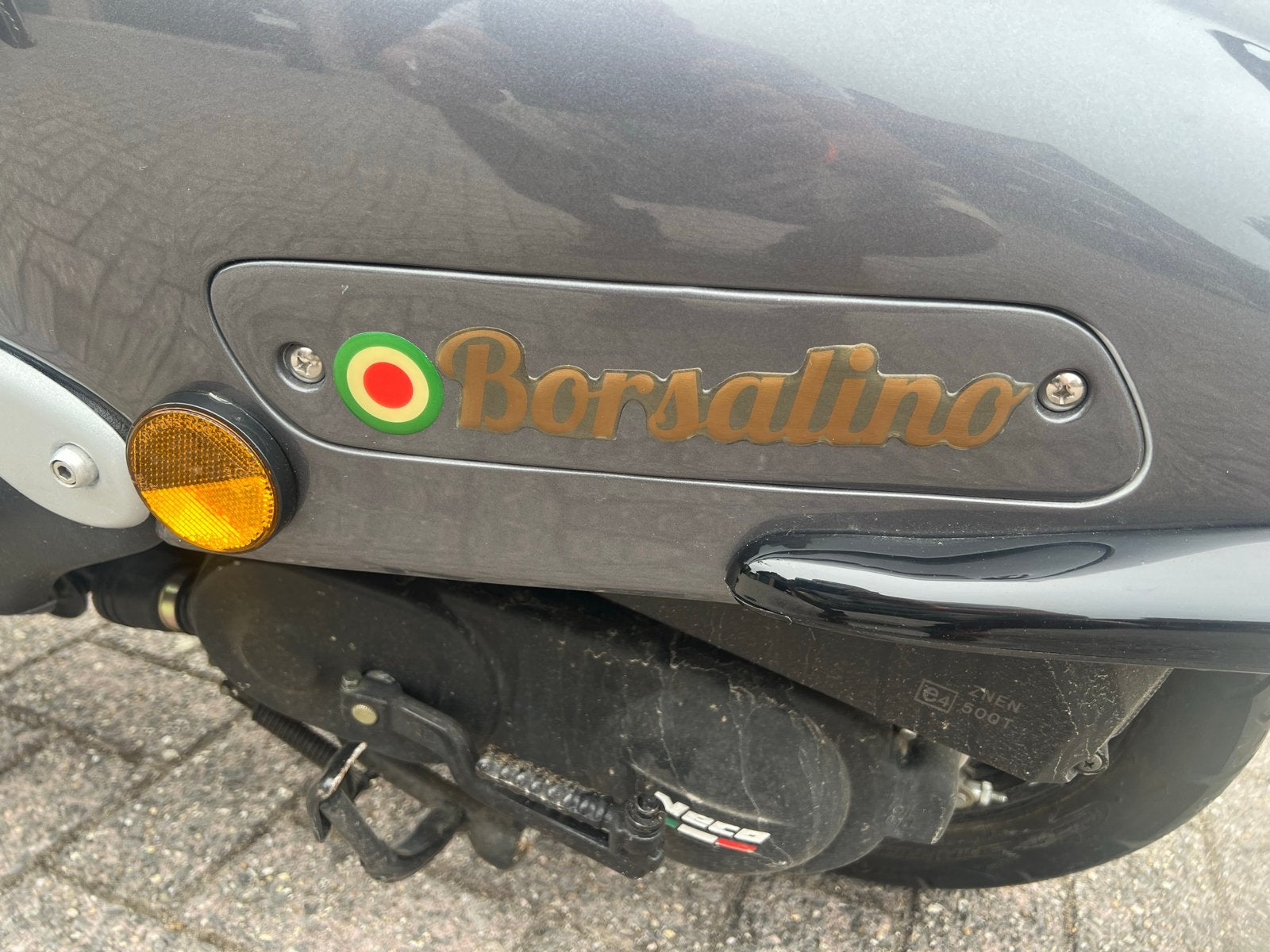 Neco Borsalino 50 Scooter - Grijs, 2 Zitplaatsen, Zo goed als nieuw, Benzine, Ophalen, Overige merken