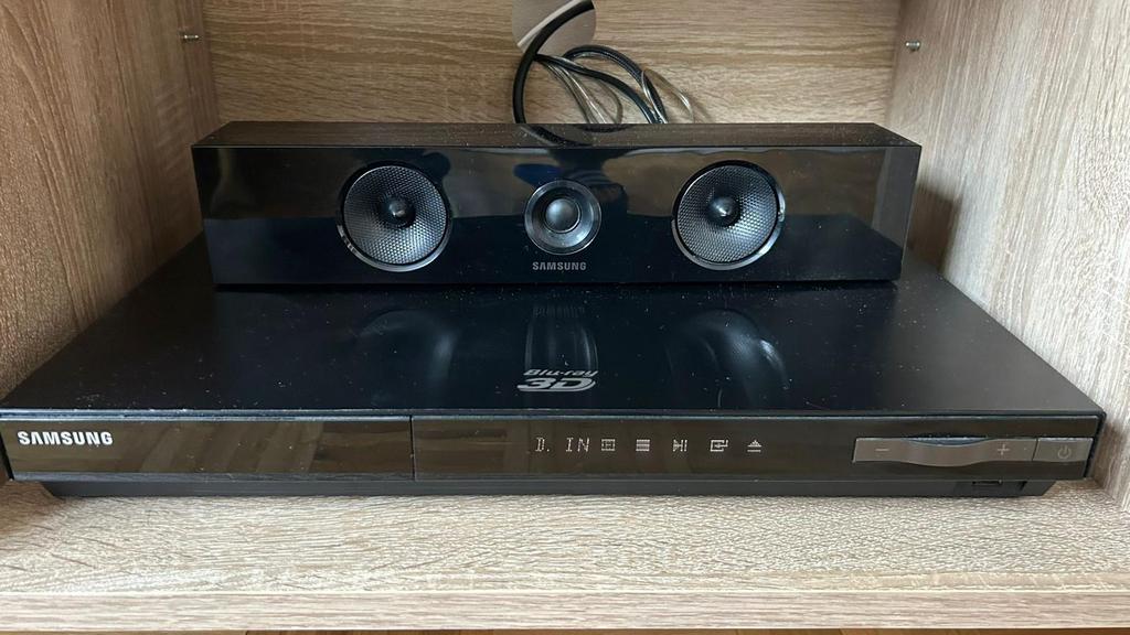 Samsung HT‑E5550, Audio, Tv en Foto, Home Cinema-sets, Gebruikt, Blu-ray-speler, 70 watt of meer, 5.1-systeem