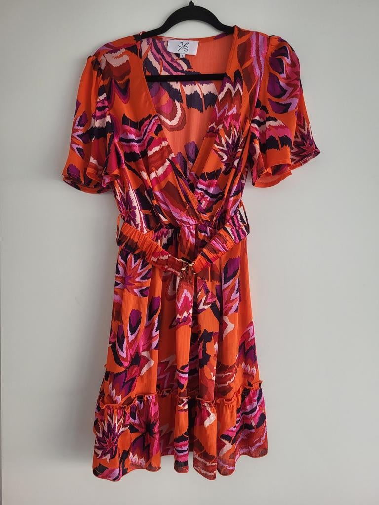 Jurk, Kleding | Dames, Ophalen of Verzenden, Nieuw, Oranje, Onder de knie