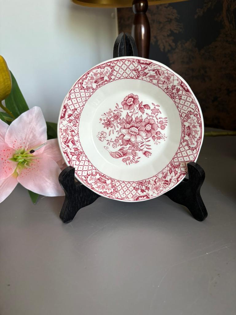 Serveerschaaltje Masons Ironstone China rood decor, Ophalen of Verzenden