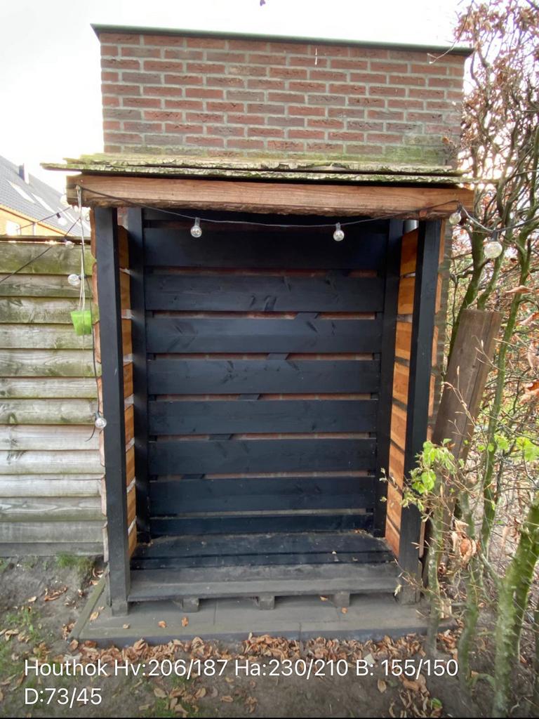In prijs verlaagd! Stevig houten Houthok, Ophalen, Gebruikt, Hout, Overige typen