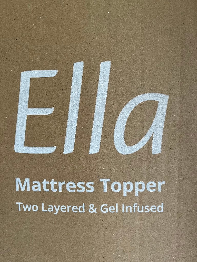 topper matras Ella, bamboo teak, Ophalen, 100 cm, Eenpersoons, Nieuw