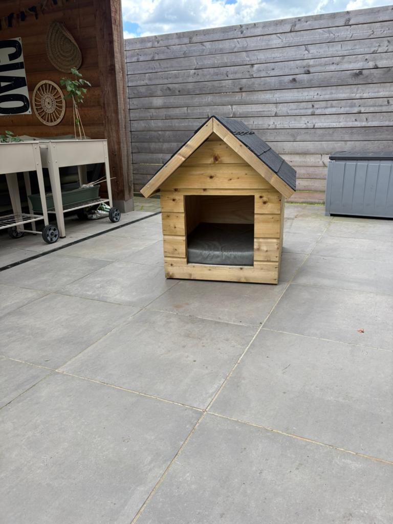 Hondenhok voor buiten, Dieren en Toebehoren, Hondenhokken, Ophalen, Zo goed als nieuw, 110 cm of meer, 65 tot 100 cm