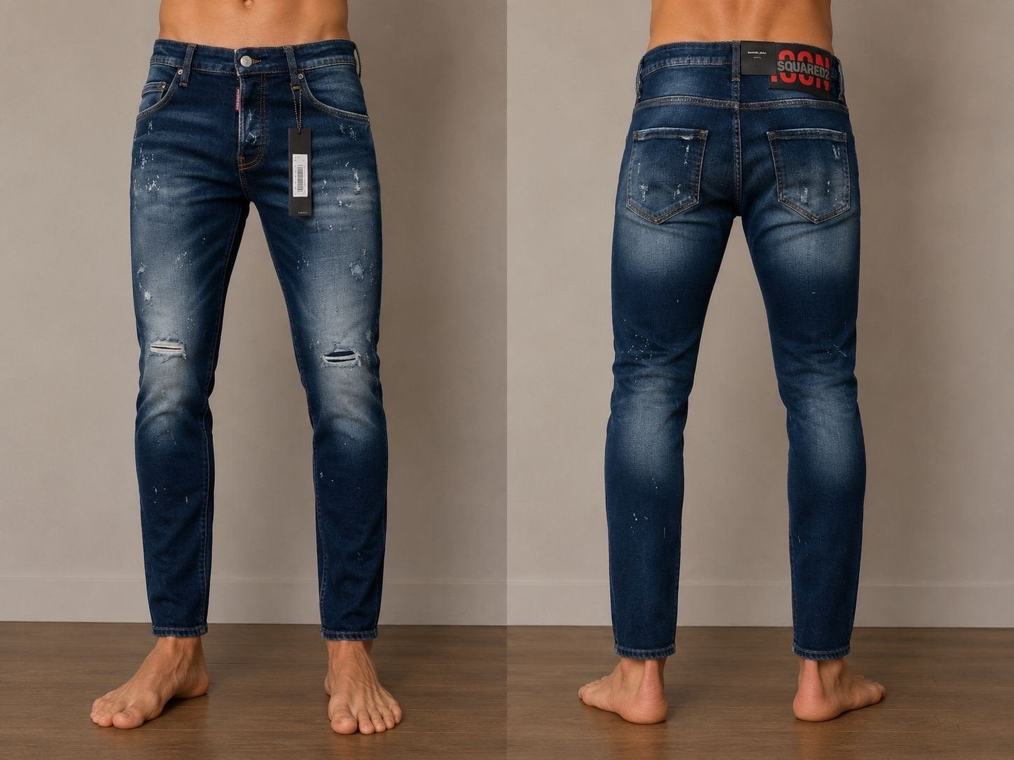 Heren jeans - Dsquared Prada amiri, Kleding | Heren, Spijkerbroeken en Jeans, Ophalen of Verzenden, Nieuw, Blauw, W32 (confectie 46) of kleiner