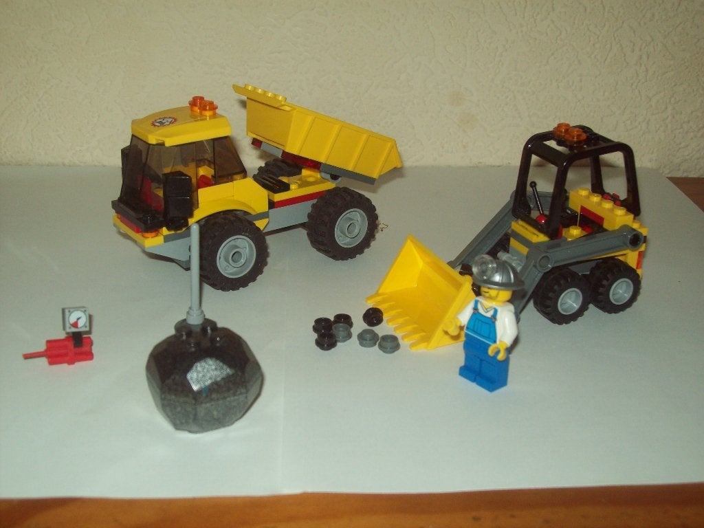 Lego Set: 4201 Loader and Tipper, Ophalen of Verzenden, Zo goed als nieuw, Losse stenen, Lego