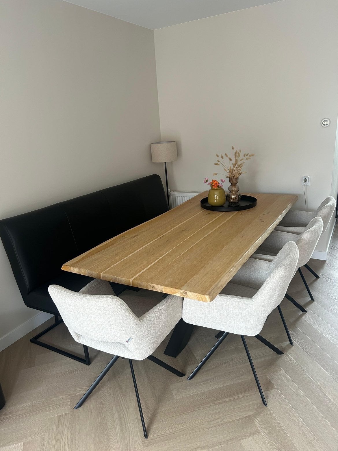 Massief eiken tafel
