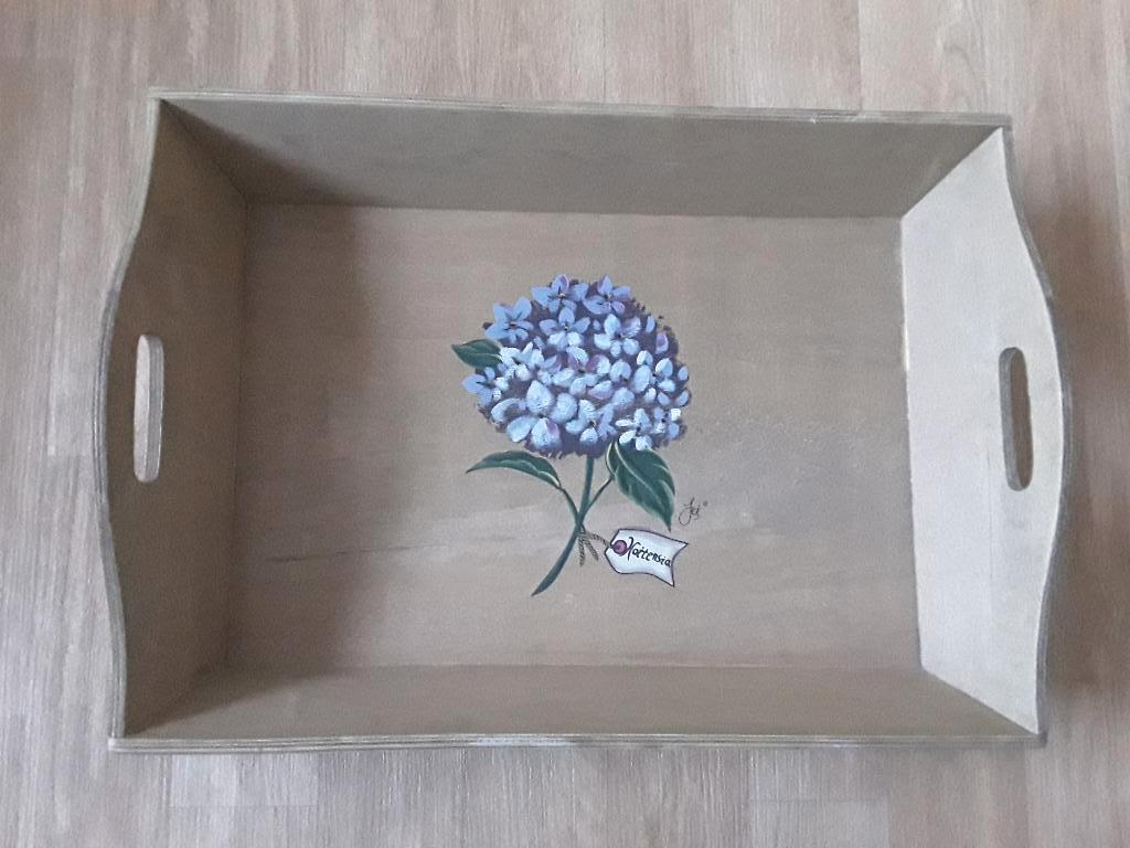 dienblad hortensia Jet by ter Steege nieuw, Ophalen of Verzenden, Nieuw, Rechthoekig, Hout