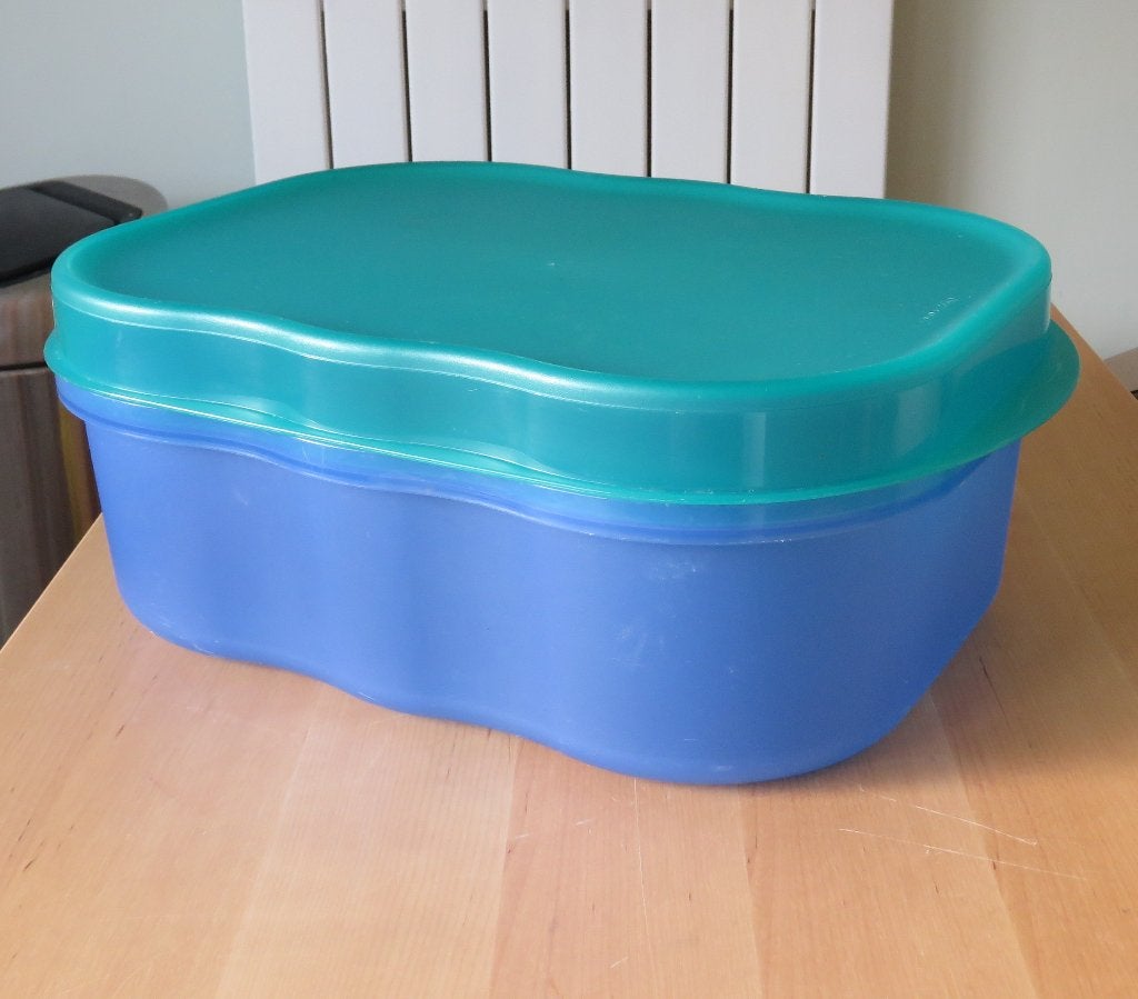 Tupperware Broodbox / Brooddoos 39x27x15 cm, Huis en Inrichting, Ophalen, Zo goed als nieuw, Groen, Bewaardoos
