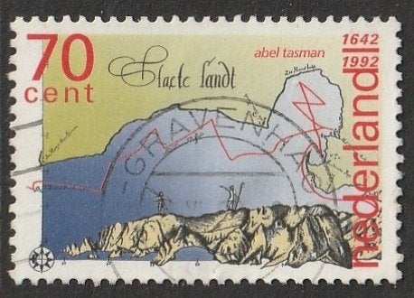 Nederland 1992 1520 Abel Tasman, Gest Den Haag, Ophalen of Verzenden, Na 1940, Gestempeld