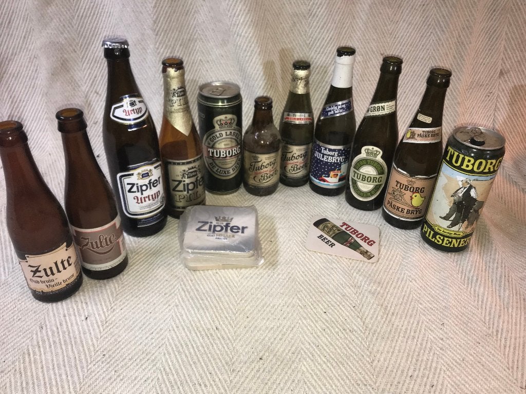 Tuborg, zipfer en Zulte, Verzamelen, Ophalen of Verzenden, Flesje(s), Overige merken
