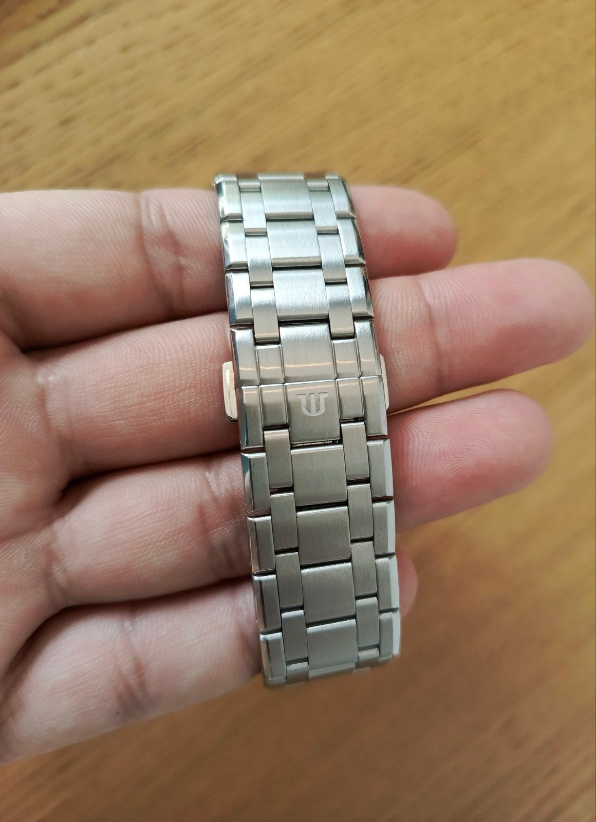 Maurice Lacroix chronograph horloge, Staal, Staal, Polshorloge, Zo goed als nieuw