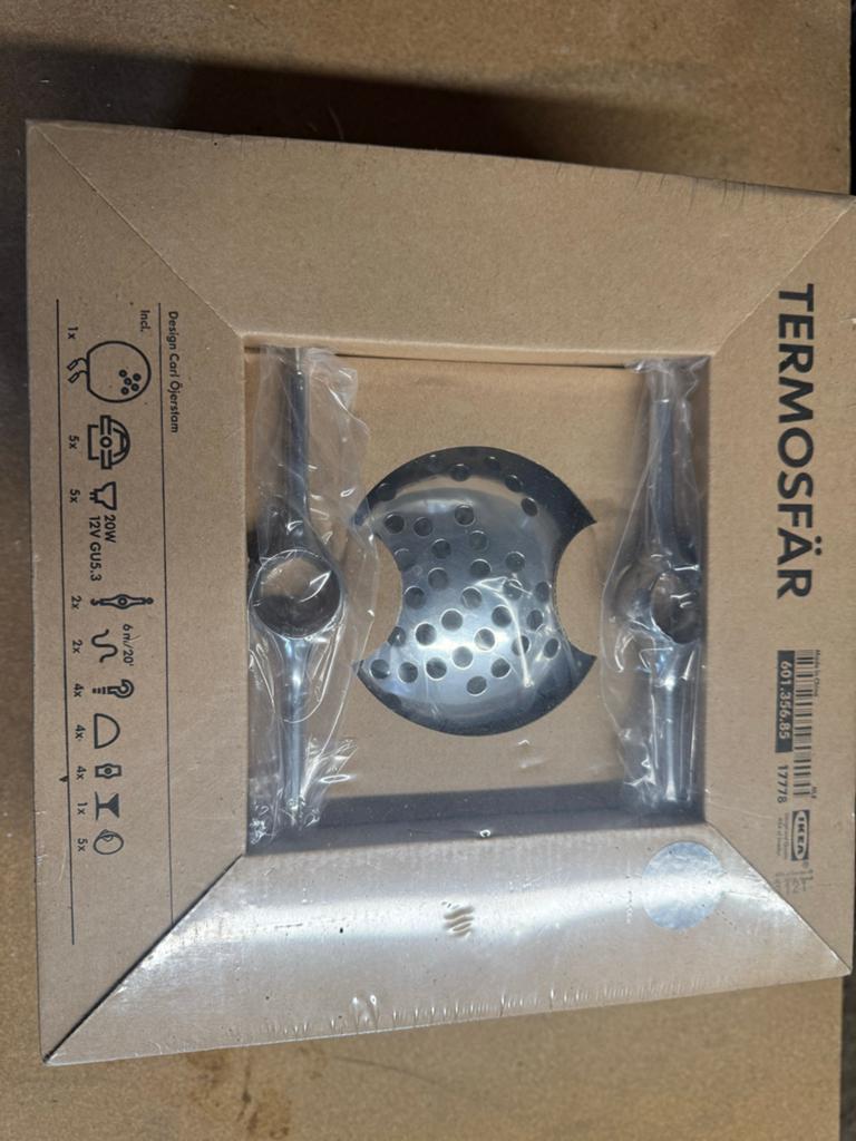 IKEA TERMOSFÄR Plafondlamp/Spotlight - Nieuw in doos, Ophalen, Nieuw