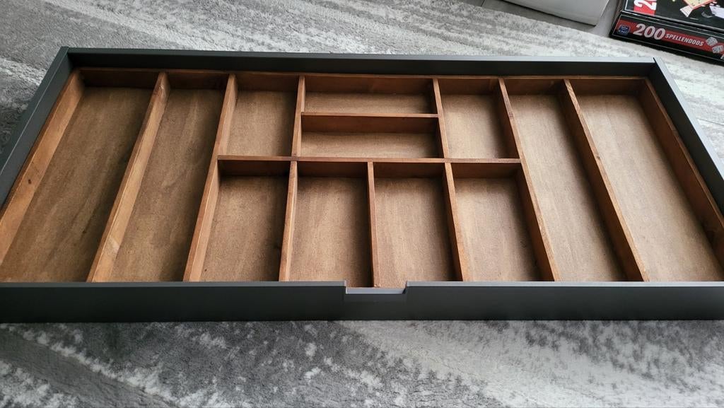 Hacker Besteklade 115x50x11 cm - Nieuw, Huis en Inrichting, Ophalen of Verzenden, Nieuw, Hout, Los bestek