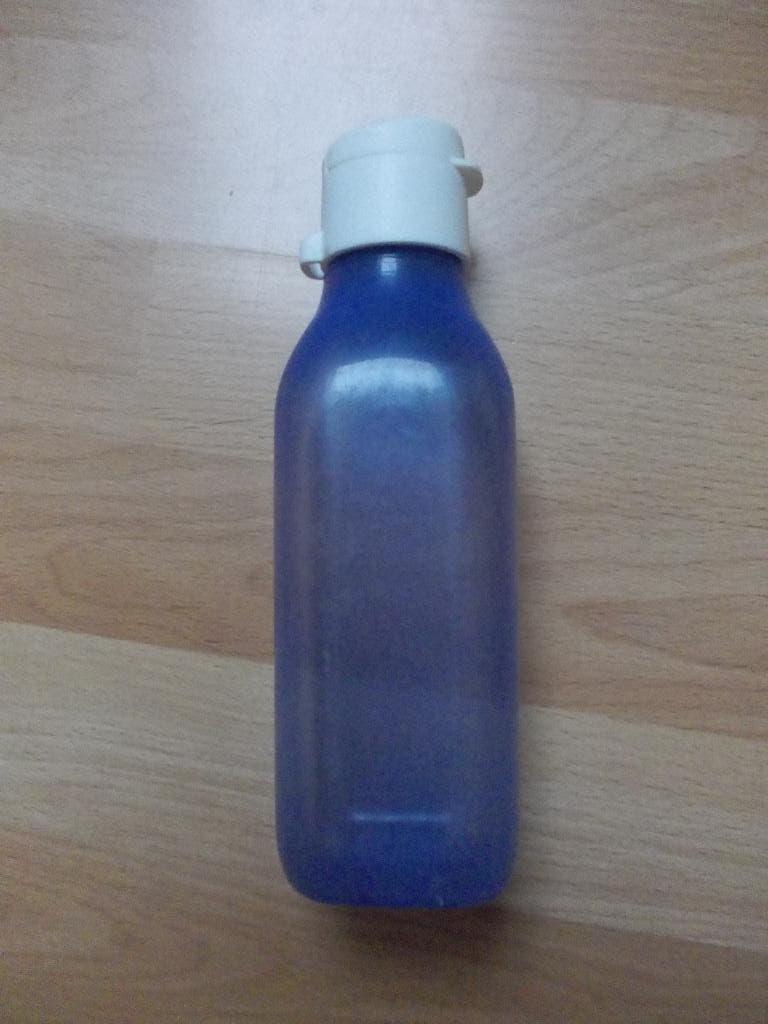 Tupperware ecofles, blauw., Huis en Inrichting, Keuken | Tupperware, Ophalen, Gebruikt, Blauw, Beker of Kan