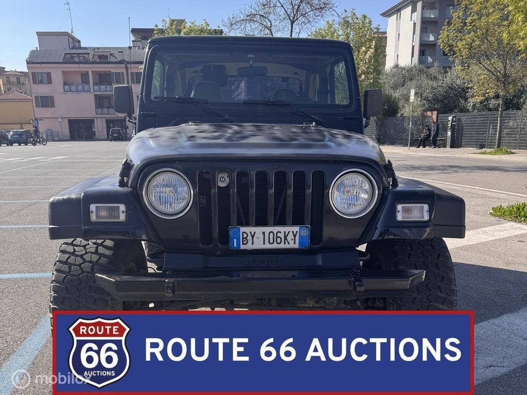 Jeep Wrangler TJ | 1997 | Route 66 Auctions, Auto's, Jeep, Overige carrosserieën, Zwart, Bedrijf