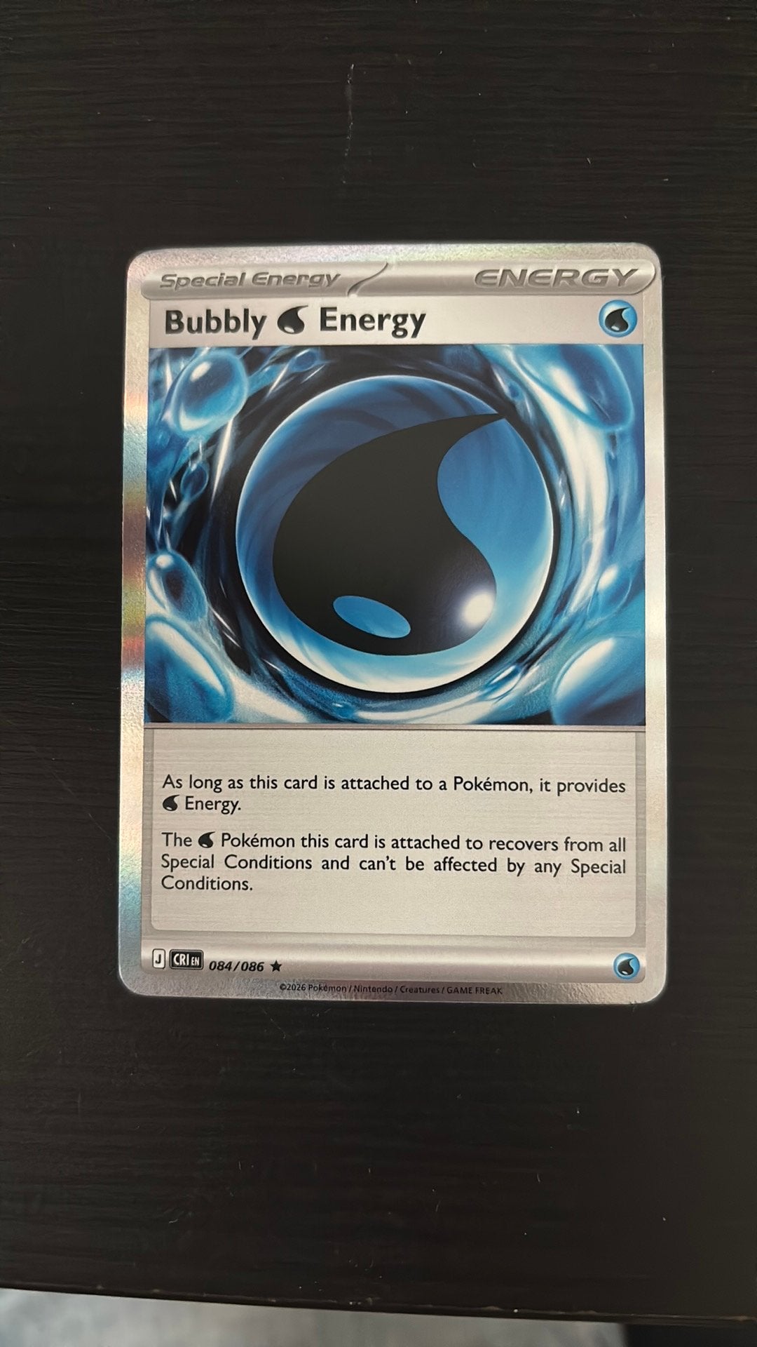 Bubbly Energy 084/086 Pokemon Chaos Rising, Ophalen of Verzenden, Zo goed als nieuw