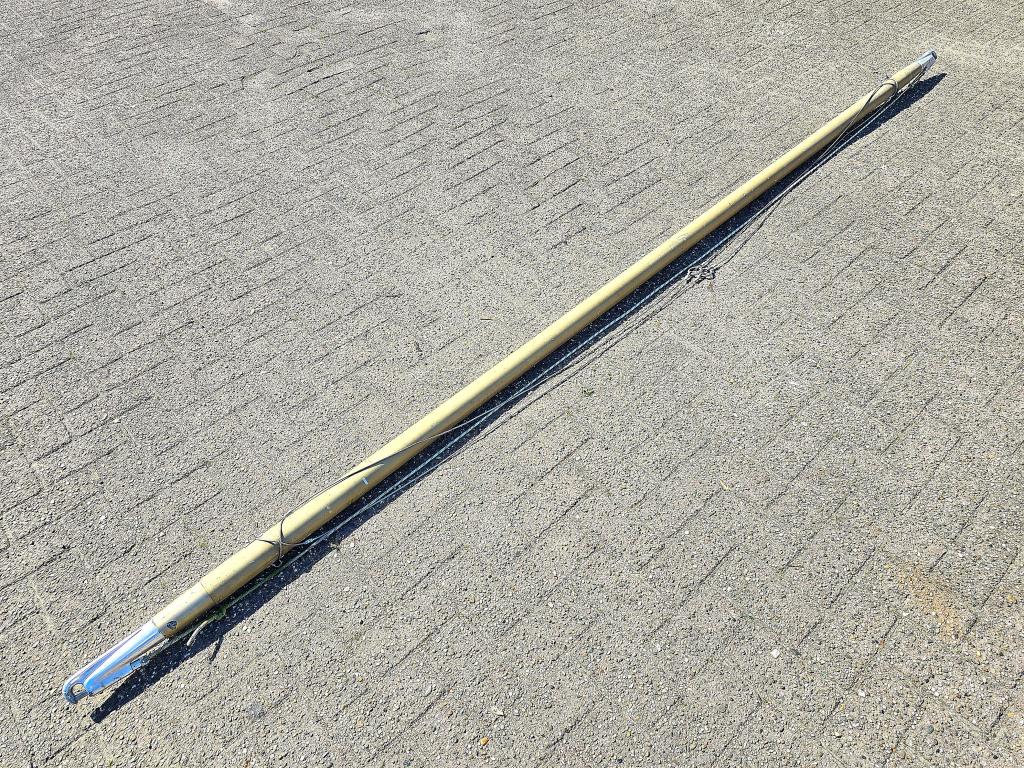 Gebruikte SPINNAKERBOOM 380cm compleet, Watersport en Boten, Bootonderdelen, Gebruikt, Niet ingevuld, Zeilboot, Tuigage en Masten