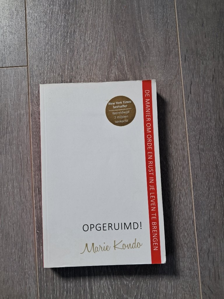 Te koop Boek:  "Opgeruimd" van Marie Kondo, Ophalen of Verzenden, Zo goed als nieuw