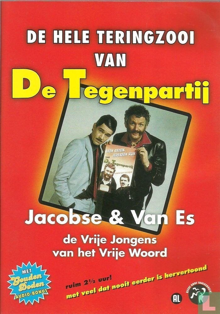 Van Kooten en De Bie - De Hele Teringzooi Van De Tegenpartij, Cd's en Dvd's, Dvd's | Tv en Series, Zo goed als nieuw, Komedie