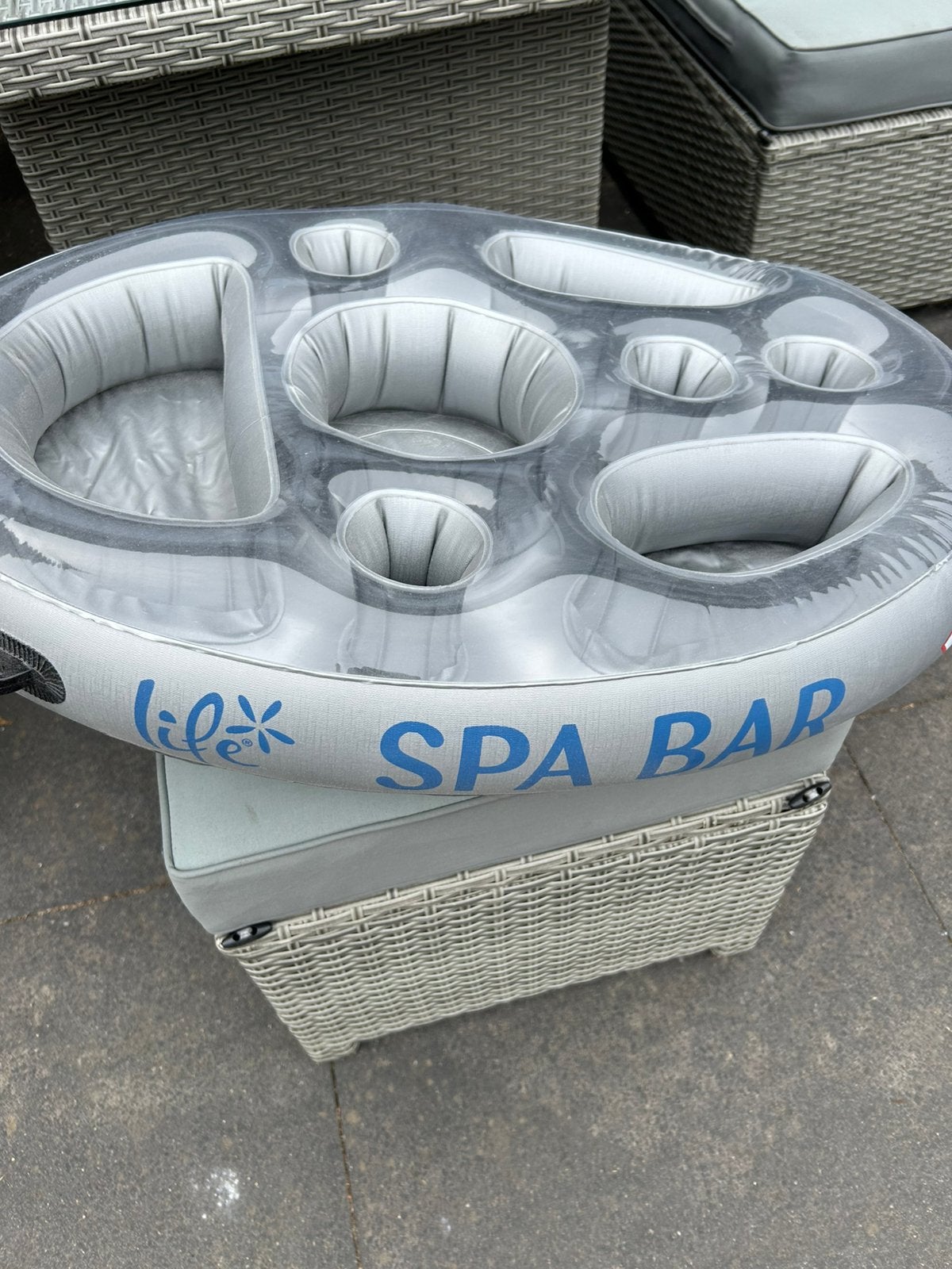 Opblaasbare Spa Bar / Drijvende Drankhouder voor Jacuzzi, Ophalen, Zo goed als nieuw