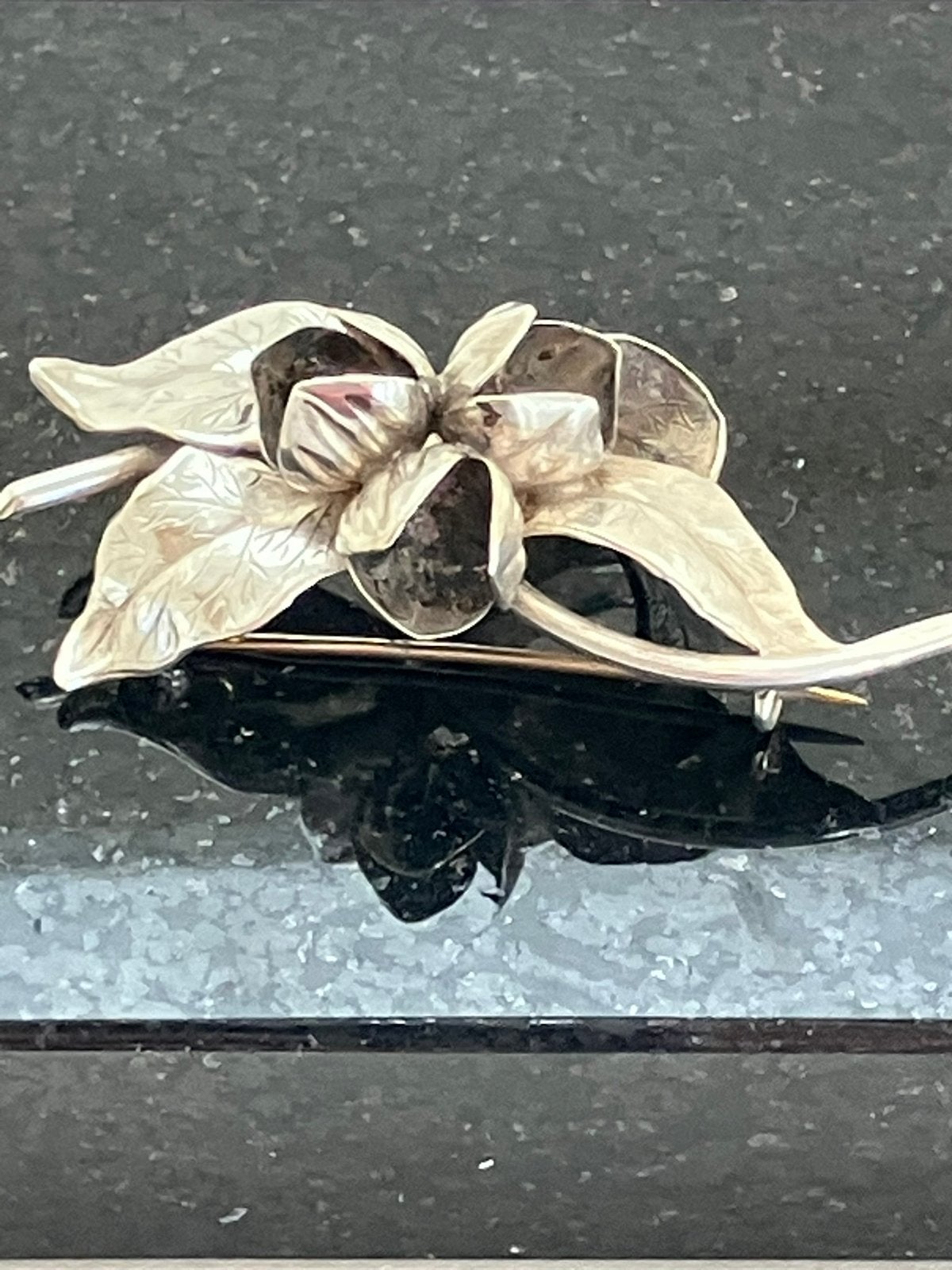 Antieke designspeld  uit Zweden, Ophalen of Verzenden, Zilver, Broche