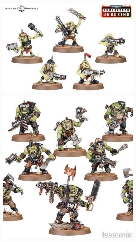 Orks (2), Hobby en Vrije tijd, Ophalen of Verzenden, Zo goed als nieuw, Warhammer