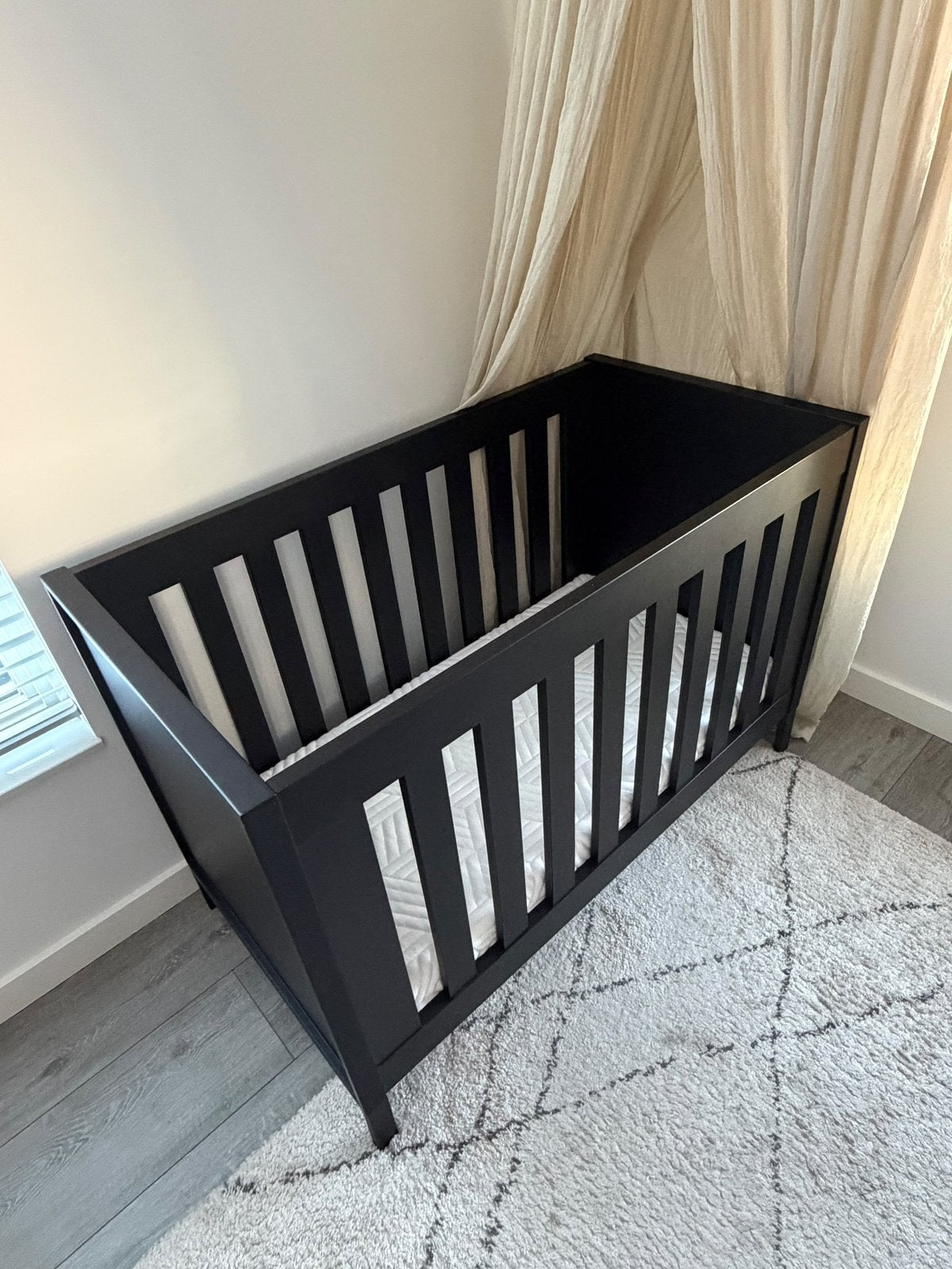 Complete Babykamer - Luxe zwarte Interbaby Jupiter babykamer, Ophalen, Jongetje of Meisje, Interbaby, Interbaby