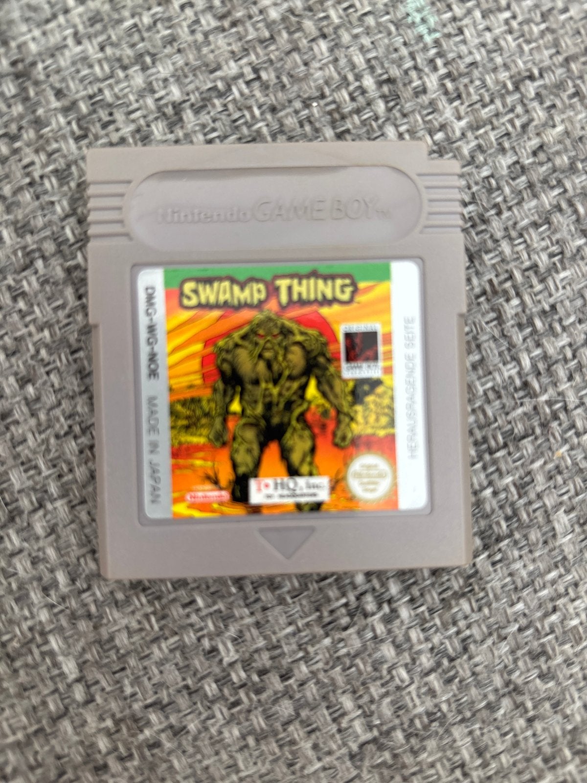 Swamp Thing Game Boy (DMG-WG-NOE) - Klassieke Game, Avontuur en Actie, Gebruikt, 1 speler, Ophalen of Verzenden