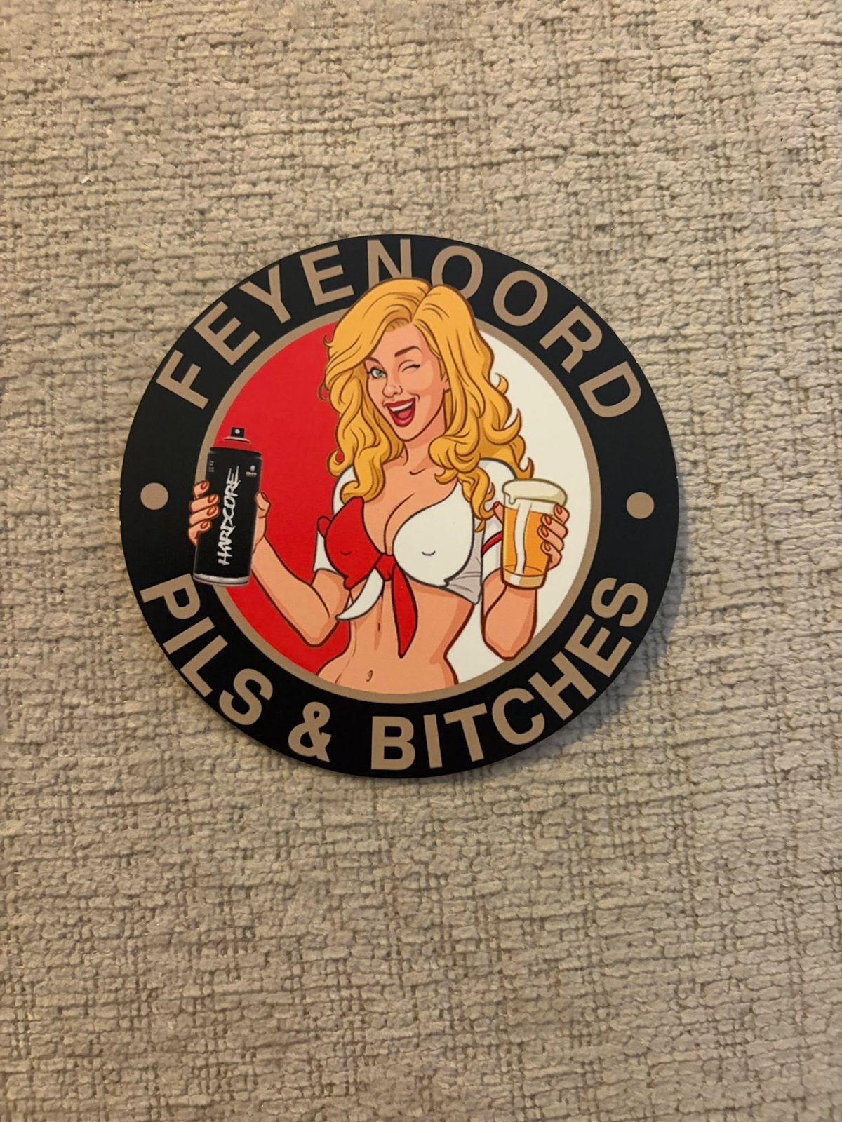 Feyenoord sticker, Verzamelen, Ophalen of Verzenden, Zo goed als nieuw, Sport