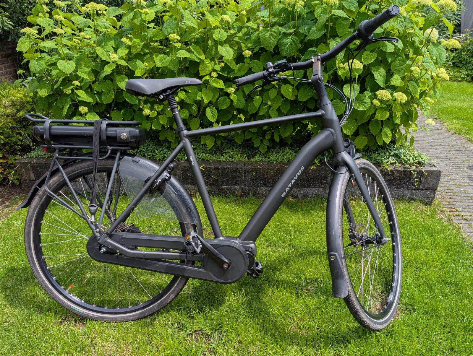 Batavus Finez E-go Sport 57 cm heren e-bike, Ophalen, Gebruikt, Versnellingen, Batavus