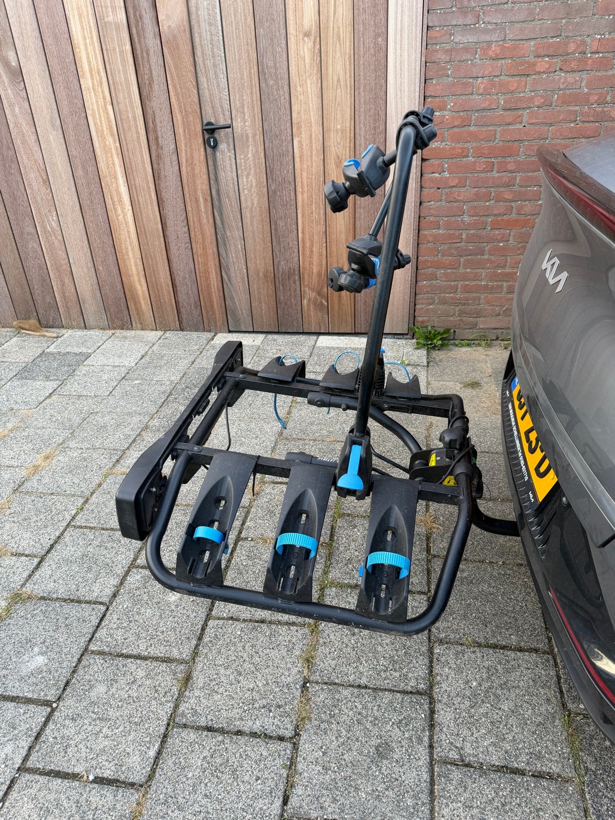 Hapro fietsendrager voor 3 fietsen, 3 fietsen of meer, Gebruikt, Ophalen of Verzenden, Brede banden