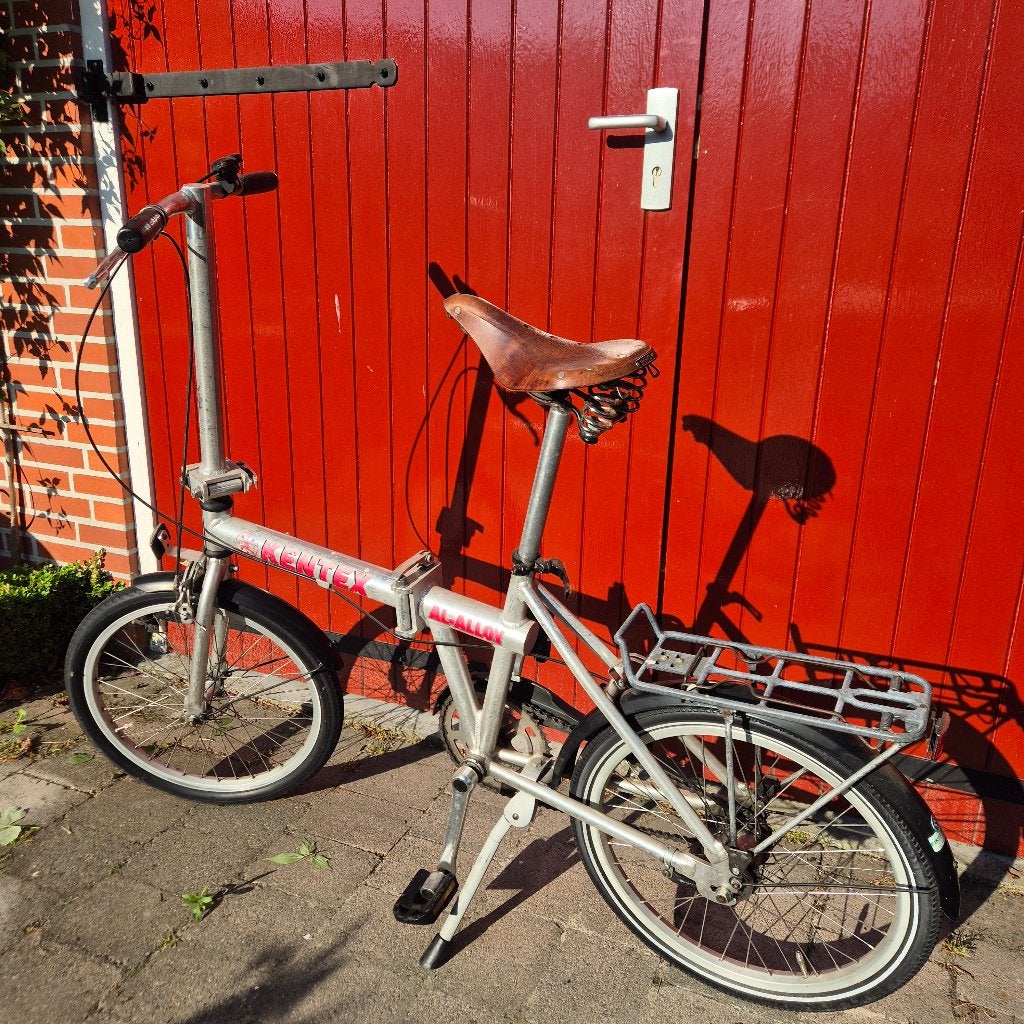 Kentex Al-Aloy vouwfiets, versnellingen, Brooks zadel, Fietsen en Brommers, Ophalen, Gebruikt, Totaal opvouwbaar, Versnellingen